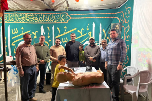 میزبانی بیمارستان بوعلی چادگان از شهروندان در غرفه سلامت مراسم شب عید سعید غدیر خم