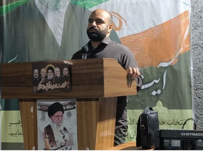 حضور ریاست بیمارستان بوعلی چادگان در تجمعات انقلابی مشهدکاوه