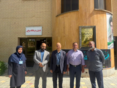 حضورمشاور وزیر ومدیرکل حوزه وزاتی دربیمارستان بوعلی چادگان