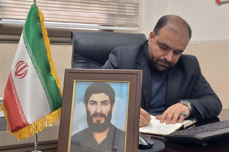 یام تبریک رئیس بیمارستان بوعلی چادگان به‌مناسبت ولادت حضرت فاطمه زهرا(س) و روز زن