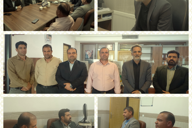 دیدار مسئولان بیمارستان بوعلی با رئیس اداره بیمه سلامت شهرستان چادگان به مناسبت هفته بیمه سلامت