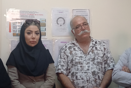 تجلیل از خیر نیک‌اندیش در تجهیز بانک خون بیمارستان بوعلی چادگان
