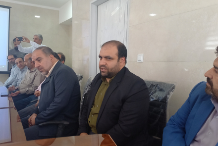 تجلیل از خیر نیک‌اندیش در تجهیز بانک خون بیمارستان بوعلی چادگان