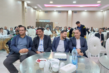 جشن باشکوه میلادحضرت زینب(س) و روز پرستار در بیمارستان بوعلی چادگان 