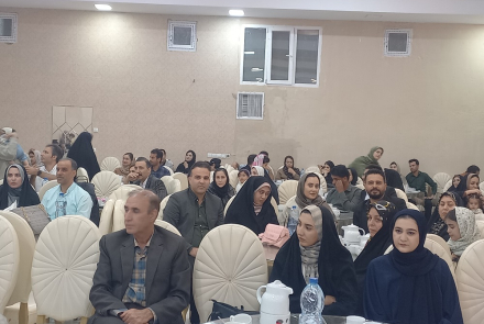 جشن باشکوه میلادحضرت زینب(س) و روز پرستار در بیمارستان بوعلی چادگان 