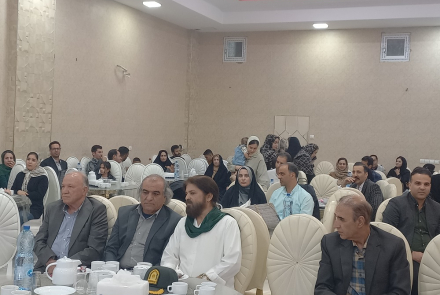 جشن باشکوه میلادحضرت زینب(س) و روز پرستار در بیمارستان بوعلی چادگان 