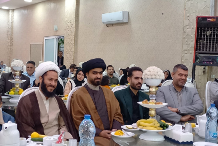 جشن باشکوه میلادحضرت زینب(س) و روز پرستار در بیمارستان بوعلی چادگان 