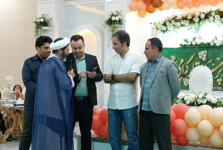 جشن باشکوه میلادحضرت زینب(س) و روز پرستار در بیمارستان بوعلی چادگان 