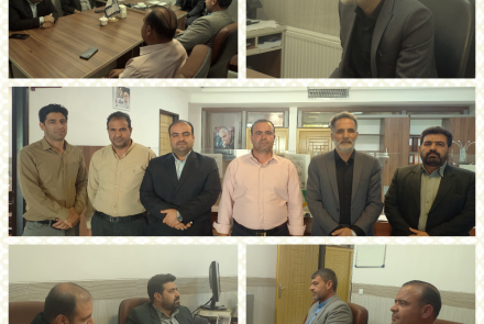 دیدار مسئولان بیمارستان بوعلی با رئیس اداره بیمه سلامت شهرستان چادگان به مناسبت هفته بیمه سلامت