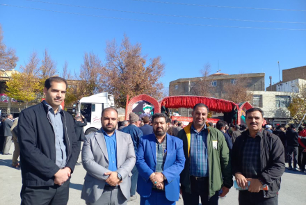 حضور منسجم کارکنان بیمارستان بوعلی چادگان در آیین باشکوه تشییع شهدای گمنام هشت سال دفاع مقدس