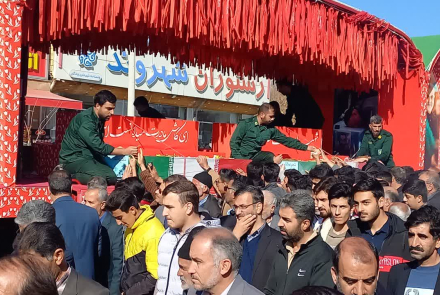 حضور منسجم کارکنان بیمارستان بوعلی چادگان در آیین باشکوه تشییع شهدای گمنام هشت سال دفاع مقدس