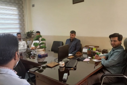 جلسه هم اندیشی پرسنل واحد انتظامات بیمارستان بوعلی چادگان