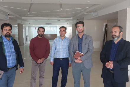 بازدید کارشناسان فناوری اطلاعات از بیمارستان بوعلی چادگان