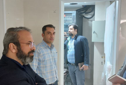 بازدید کارشناسان فناوری اطلاعات از بیمارستان بوعلی چادگان