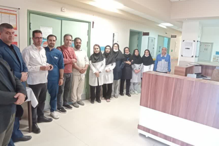 دیدار نوروزی ریاست محترم بیمارستان بوعلی چادگان
