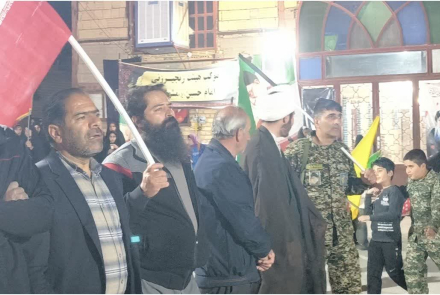 حضور ریاست بیمارستان بوعلی چادگان در تجمعات انقلابی مشهدکاوه