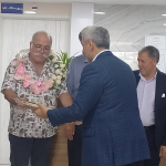 تجلیل از خیر نیک‌اندیش در تجهیز بانک خون بیمارستان بوعلی چادگان