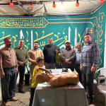 میزبانی بیمارستان بوعلی چادگان از شهروندان در غرفه سلامت مراسم شب عید سعید غدیر خم